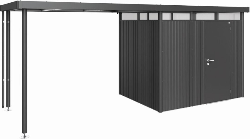 BIOHORT SIDETAK HIGHLINE H2 MØRK GRÅ METALLIC