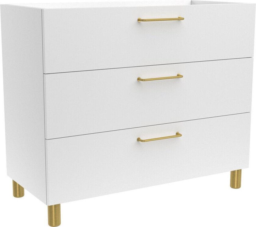 ALLIBERT KOBO UNDERSKAP 100 CM ALPINE HVIT HØYGLANS