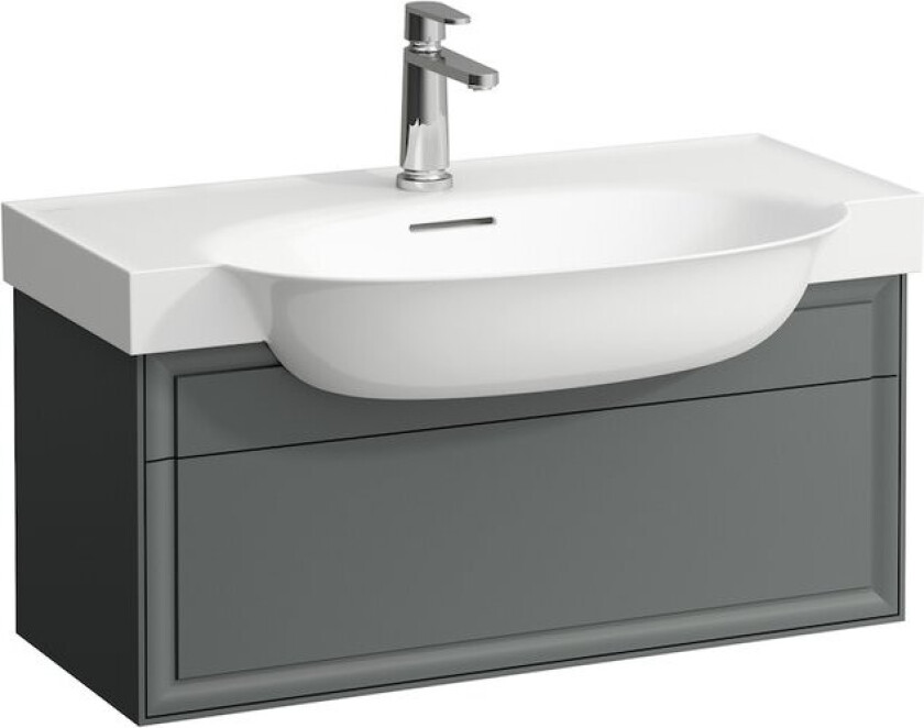 LAUFEN NEW CLASSIC SERVANTSKAP 80 CM 1 SKUFF TRAFIKKGRÅ