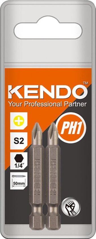 KENDO BITS PH1 50MM 2 STK
