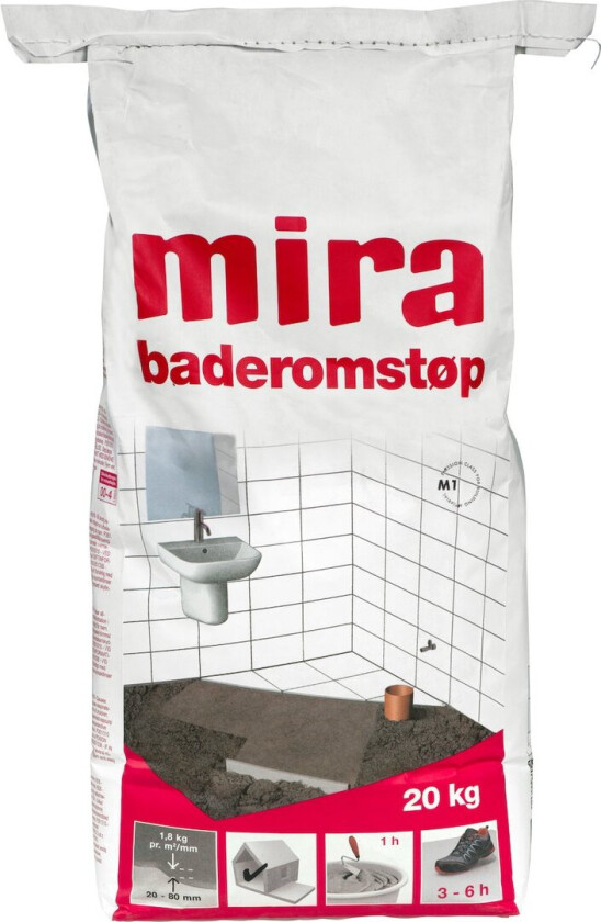 Bilde av MIRA BADEROMSTØP 20 KG