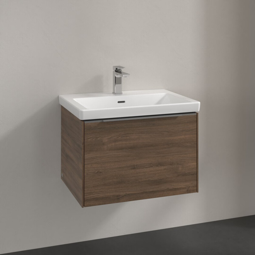 VILLEROY & BOCH SUBWAY 3.0 SERVANTSKAP 66X42 ARIZONA OAK HÅNDTAK I KROM