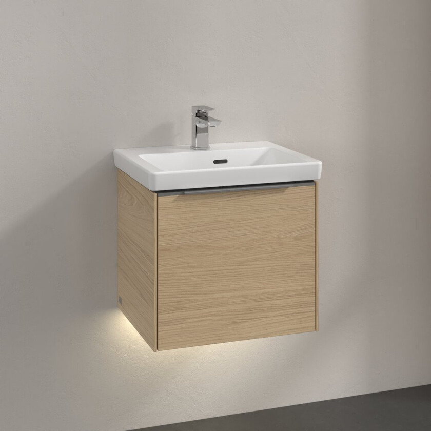 VILLEROY & BOCH SUBWAY 3.0 SERVANTSKAP 47X42 NORDIC OAK M/LYS HÅNDTAK I KROM