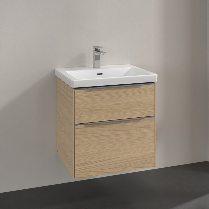 VILLEROY & BOCH SUBWAY 3.0 SERVANTSKAP 57X47 NORDIC OAK HÅNDTAK I KROM