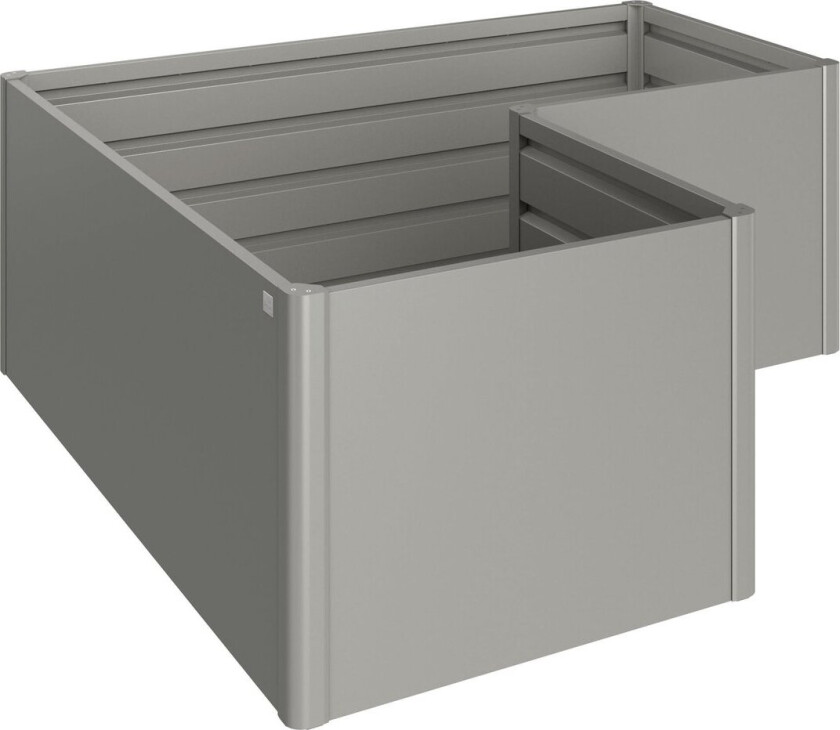 BIOHORT HØYBED L-STØRRELSE, KVARTSGRÅ METALLIC