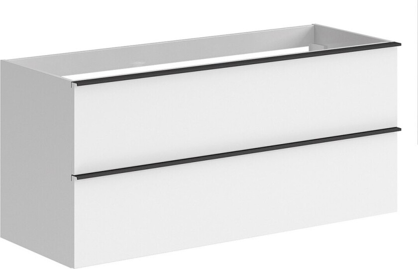 ALLIBERT SANTIAGO UNDERSKAP 120 CM ALPINE HVIT HØYGLANS