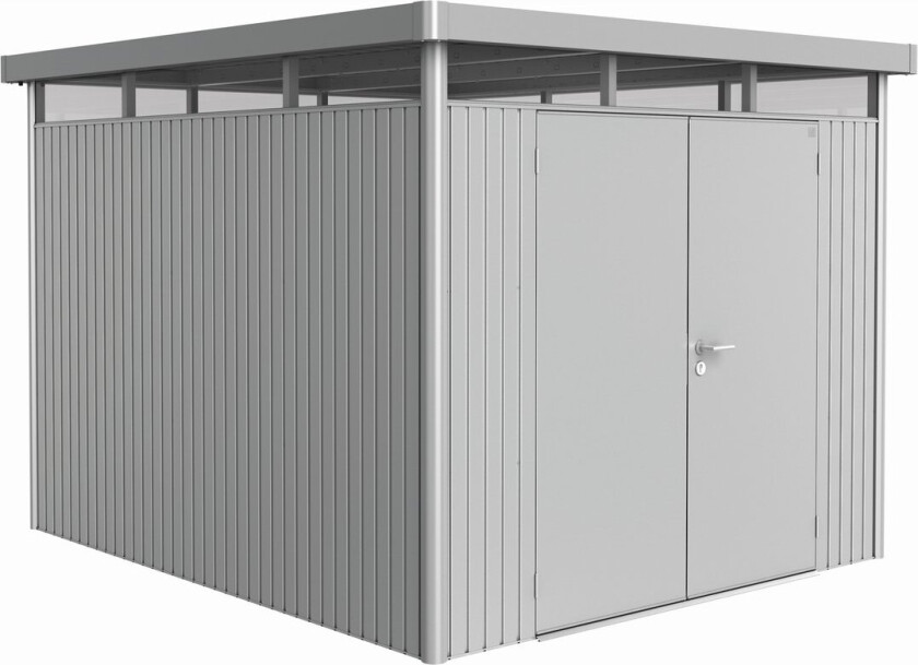BIOHORT UTEBOD HIGHLINE H5 2 DØRER SØLV METALLIC