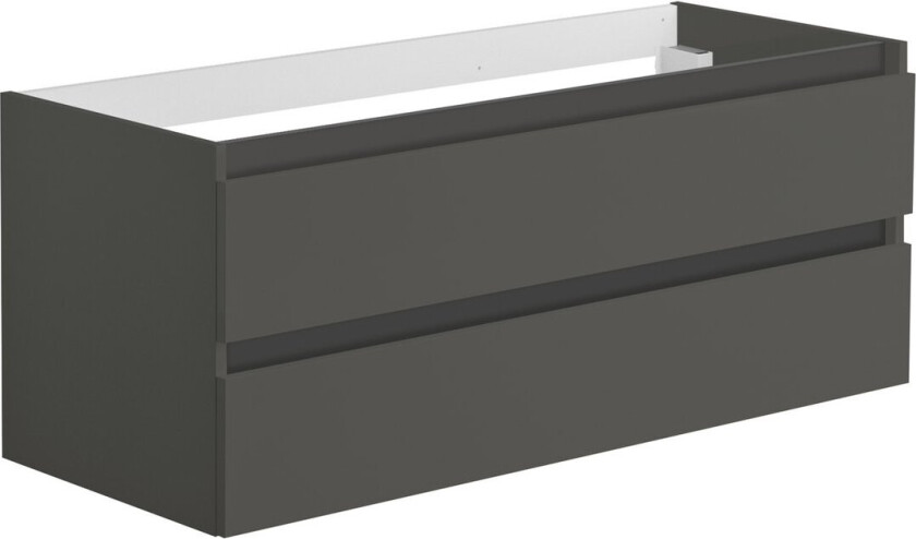 ALLIBERT ALMA DOBB. UNDERSKAP 120 CM ASFALT HØYGLANS