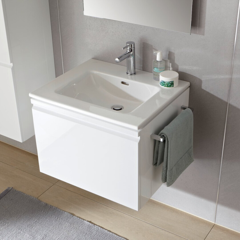 LAUFEN PRO S SERVANTSKAP 61 CM 1 SKUFF & 1 INNVENDIG SKUFF HVIT MATT