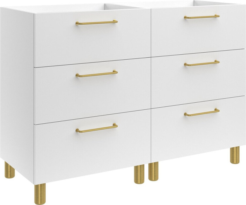 ALLIBERT KOBO UNDERSKAP 120 CM ALPINE HVIT HØYGLANS