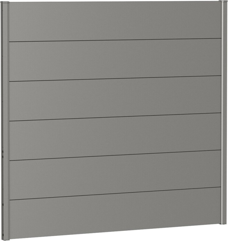 BIOHORT VEGGPANEL FOR LEVEGG UTEN AKRYLGLASS 150X135 KVARTSGRÅ METALLIC