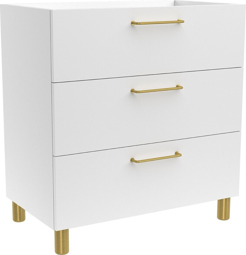 ALLIBERT KOBO UNDERSKAP 80 CM ALPINE HVIT HØYGLANS