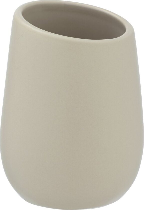 WENKO BADI TANNGLASS BEIGE KERAMIKK