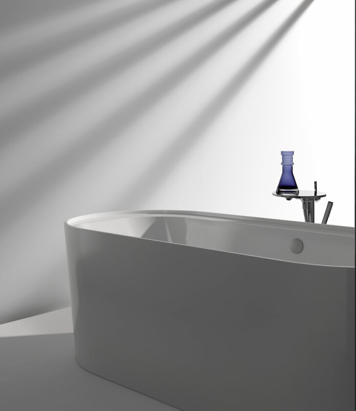 LAUFEN IMMERSE HJØRNEBADEKAR 180X80 VENSTRE HVIT
