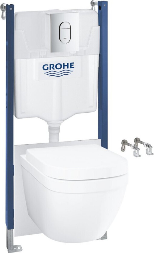 Bilde av GROHE SOLIDO 5IN1 SET KOMPLETT INNBYGGINGSTOALETT/EURO