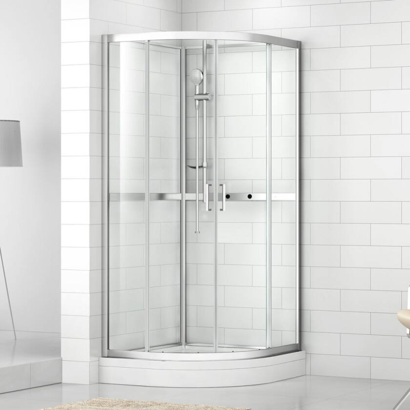 CELESTE SILVIA BUET DUSJKABINETT 90X90X205CM, KROM