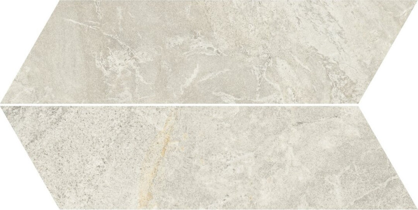CHEVRON MIDTOWN WHITE NAT 14,5X49,8