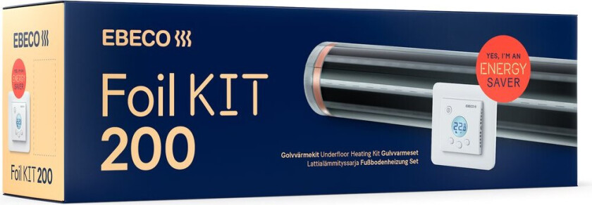 Bilde av EBECO FOIL KIT 200 6-8 M² 65W/M²