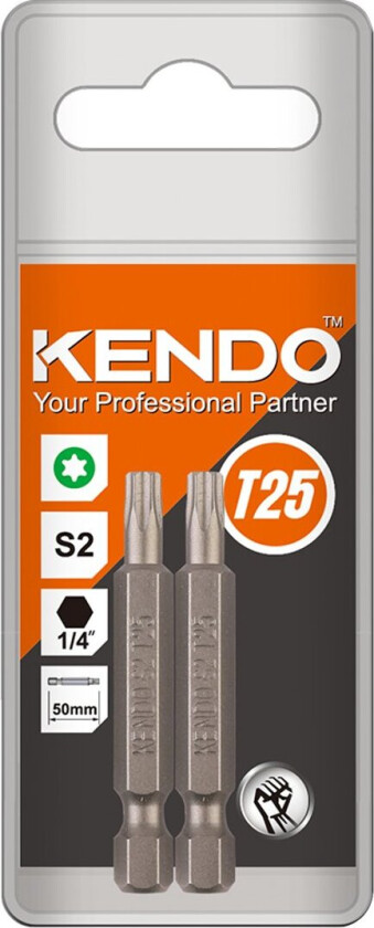 KENDO BITS T25 50MM 2 STK