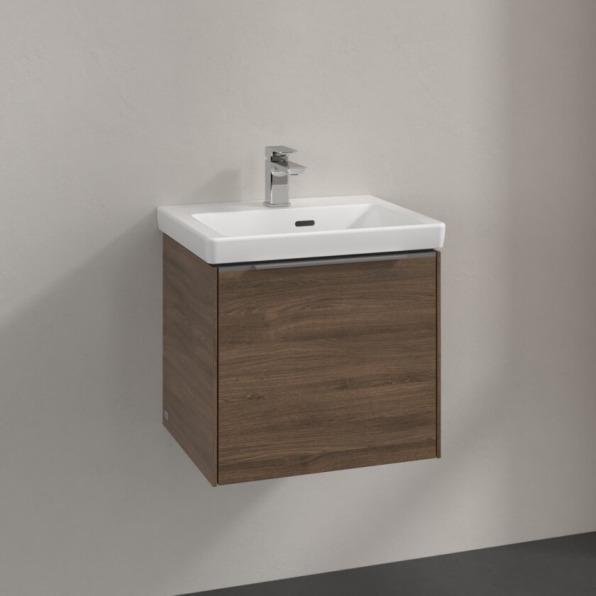 VILLEROY & BOCH SUBWAY 3.0 SERVANTSKAP 47X42 ARIZONA OAK HÅNDTAK I KROM