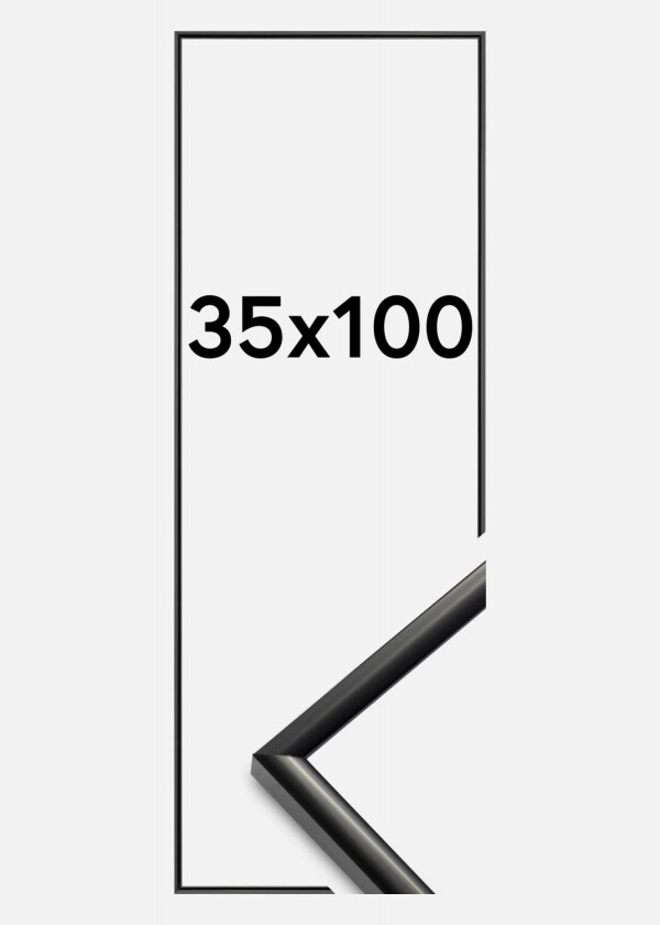 Ramme New Lifestyle Akrylglass Svart 35x100 Cm