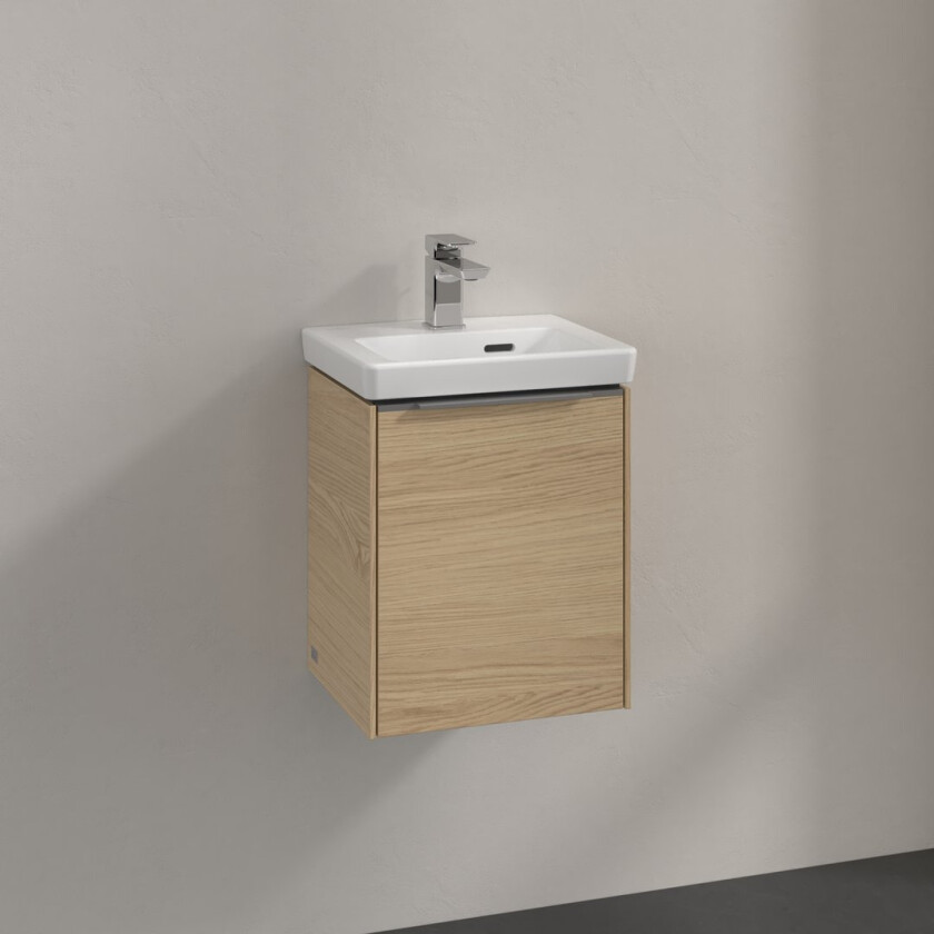 VILLEROY & BOCH SUBWAY 3.0 SERVANTSKAP 35X42 VENSTRE NORDIC OAK HÅNDTAK I KROM