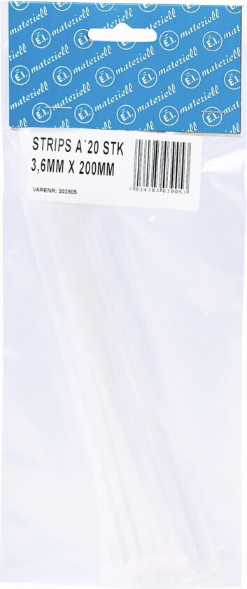 STRIPS 200X3.5MM 20STK NATUR