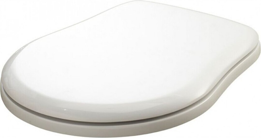 LAVABO RETRO TOALETTSETE HVIT M/KROM BESLAG