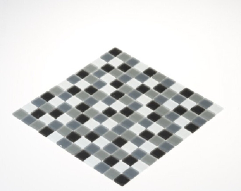 CRYSTAL MOSAIC MIX MATT GREY