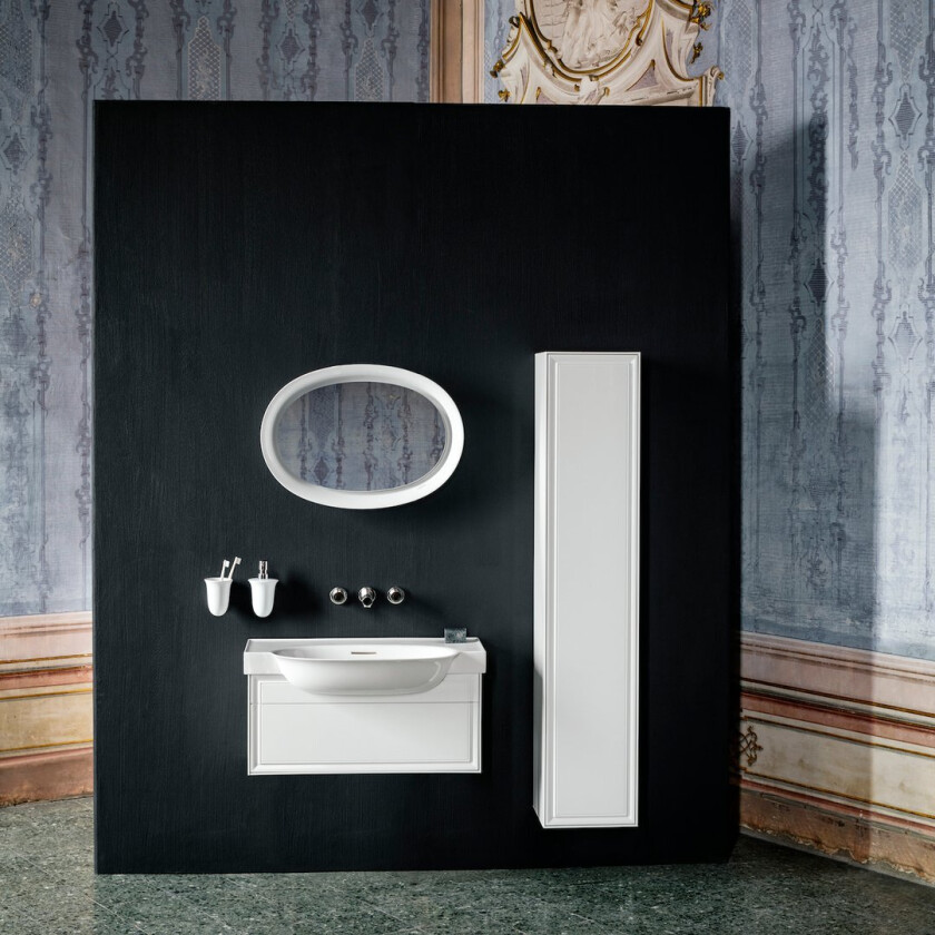 LAUFEN NEW CLASSIC SERVANTSKAP 120 CM 1 SKUFF HVIT HØYGLANS