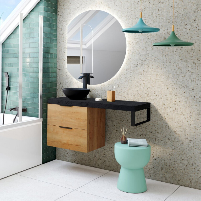 ALLIBERT PLAY UNDERSKAP 60 CM HALIFAX HONEY EIK