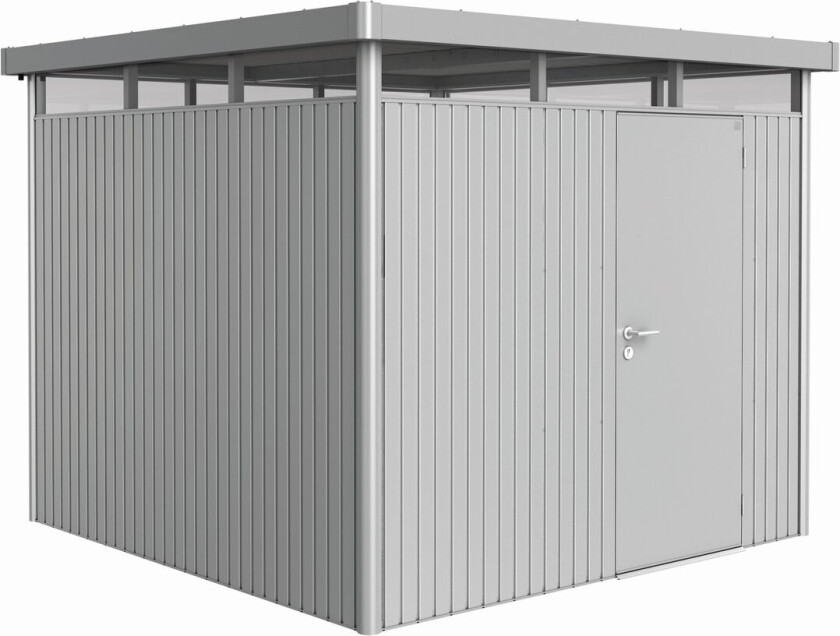 BIOHORT UTEBOD HIGHLINE H4 1 DØR SØLV METALLIC