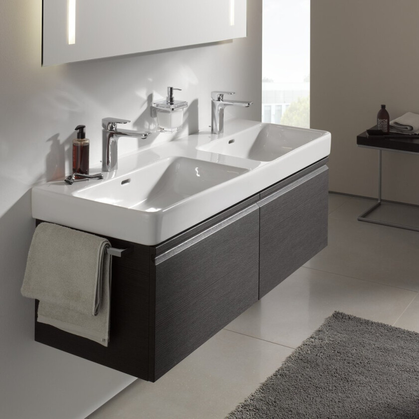 LAUFEN PRO S SERVANTSKAP 126 CM 1 SKUFF WENGE