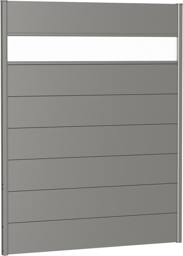 Bilde av BIOHORT VEGGPANEL FOR LEVEGG AKRYLGLASS 150X180 KVARTSGRÅ METALLIC