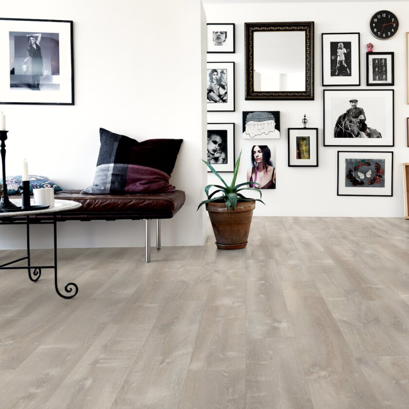 PERGO VINYLGULV MODERN PLANK GREY RIVER OAK OPTIMUM KLIKK