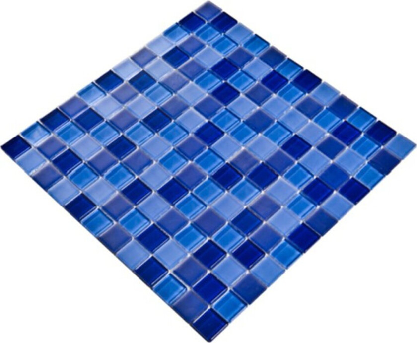 CRYSTAL MOSAIC MIX MATT/GLOSSY BLUE