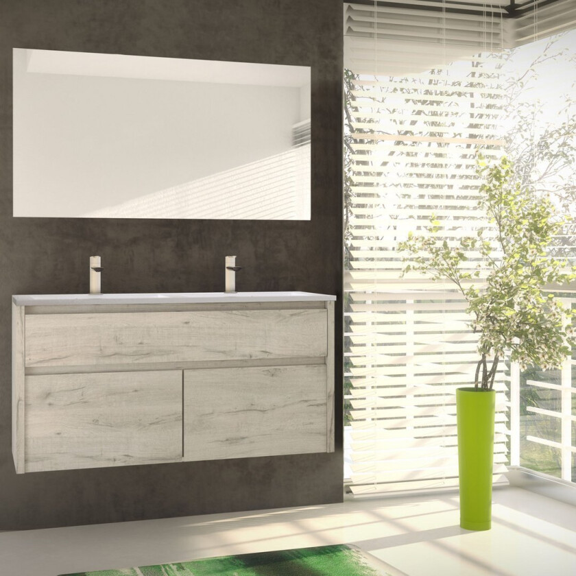 ALLIBERT ASTON UNDERSKAP 120 CM VINTAGE EIK