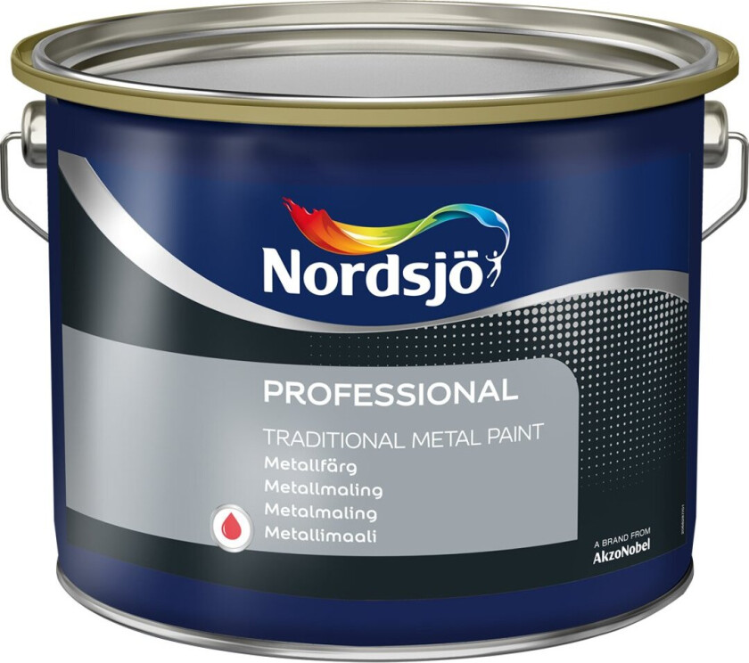 NORDSJØ PROFESSIONAL TRAD METAL PAINT BW 1L