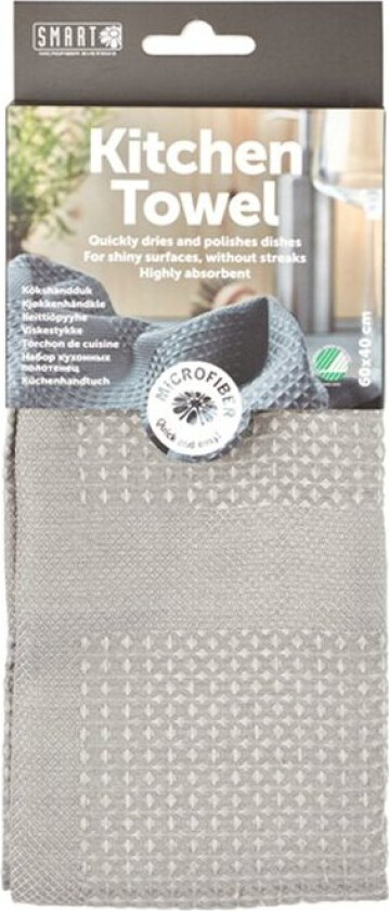 Bilde av SMART MICROFIBER KJØKKENHÅNDKLE GRÅ