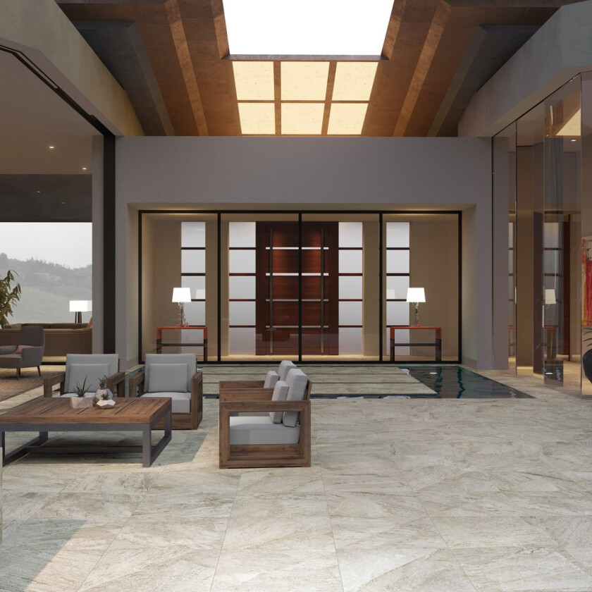 QUARTZ SILVER 60X60 20MM