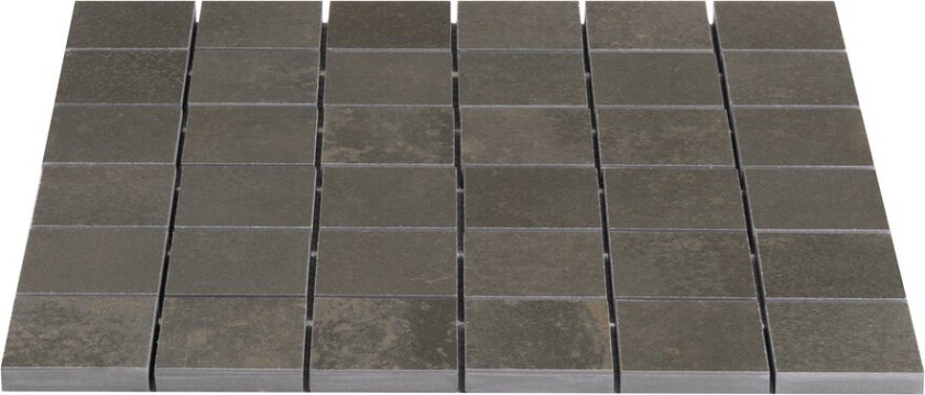 INDUSTRIAL BLACK MOSAIKK 30X30