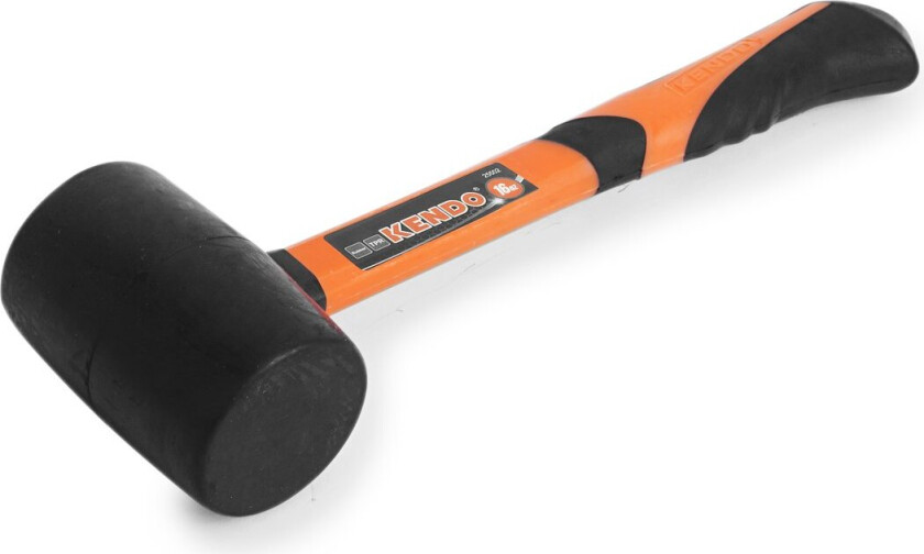 Bilde av KENDO GUMMIHAMMER SORT 16OZ