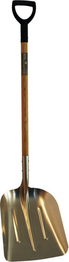 NORGARDEN SNØSKUFFE STOR ALUMINIUM SPADE M/ALUMINIUMSKAFT