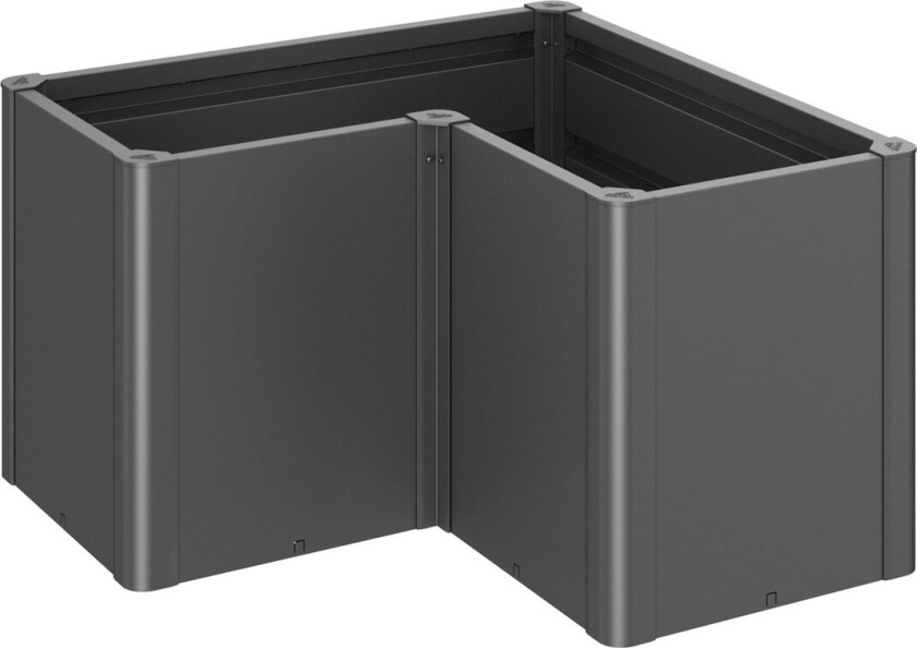 BIOHORT HØYBED BELVEDERE MIDI L100 MØRK GRÅ METALLIC