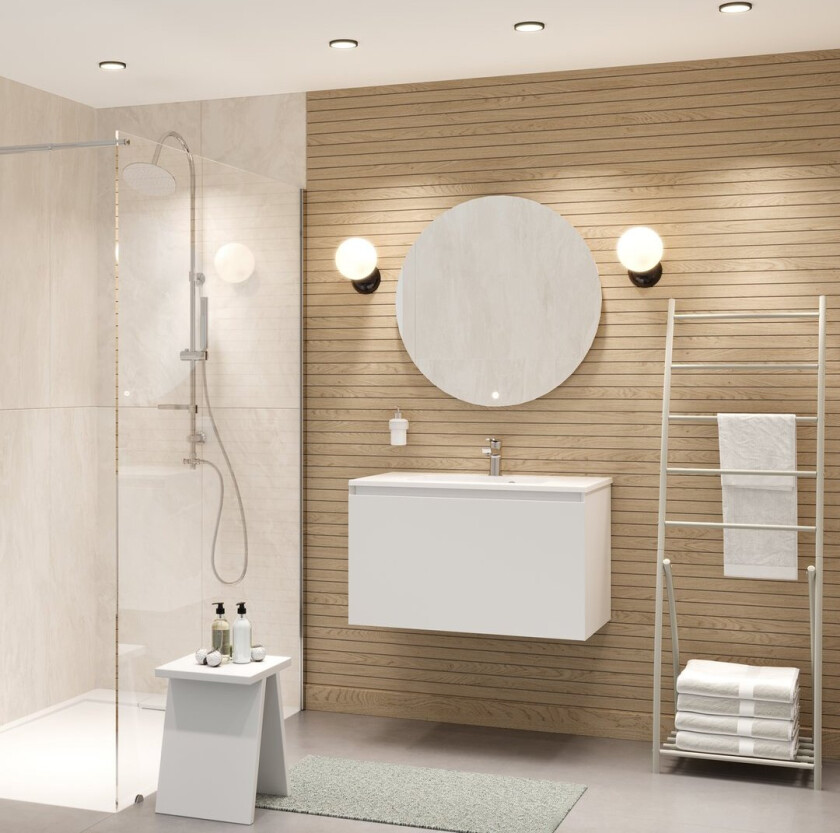 ALLIBERT NORDIK UNDERSKAP 80 CM ULTRA MATT HVIT