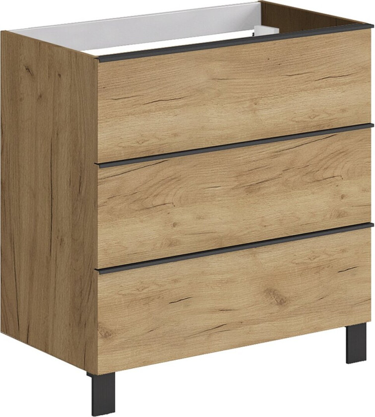 ALLIBERT SANTIAGO UNDERSKAP 80 CM HALIFAX NATUR EIK