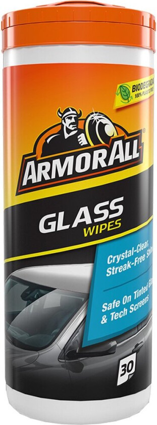 ARMOR ALL GLASS WIPES, CANNISTER 30 STK.