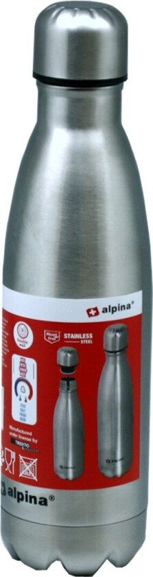 ALPINA TERMO DRIKKEFLASKE STÅL 0,5 L
