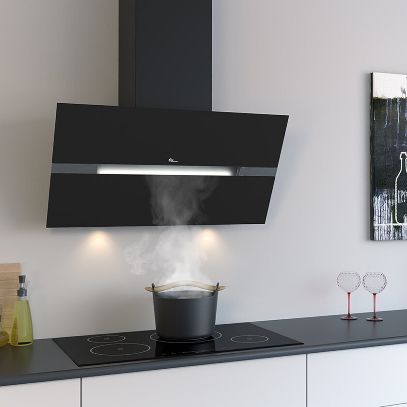THERMEX MINI PERPIGNAN KJØKKENHETTE 60CM M/MOTOR RGB SORT
