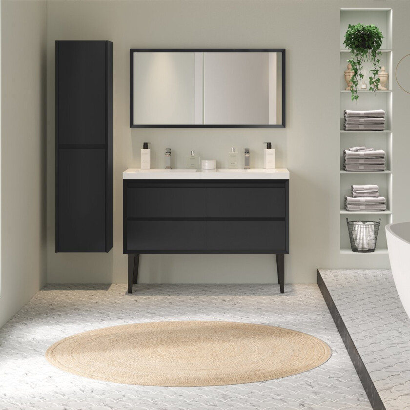 ALLIBERT DELTA UNDERSKAP 120 CM PRØYSSISK MATT BLÅ